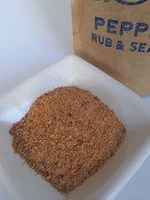 Load image into Gallery viewer, Peppered rub and seasoning 200g contents